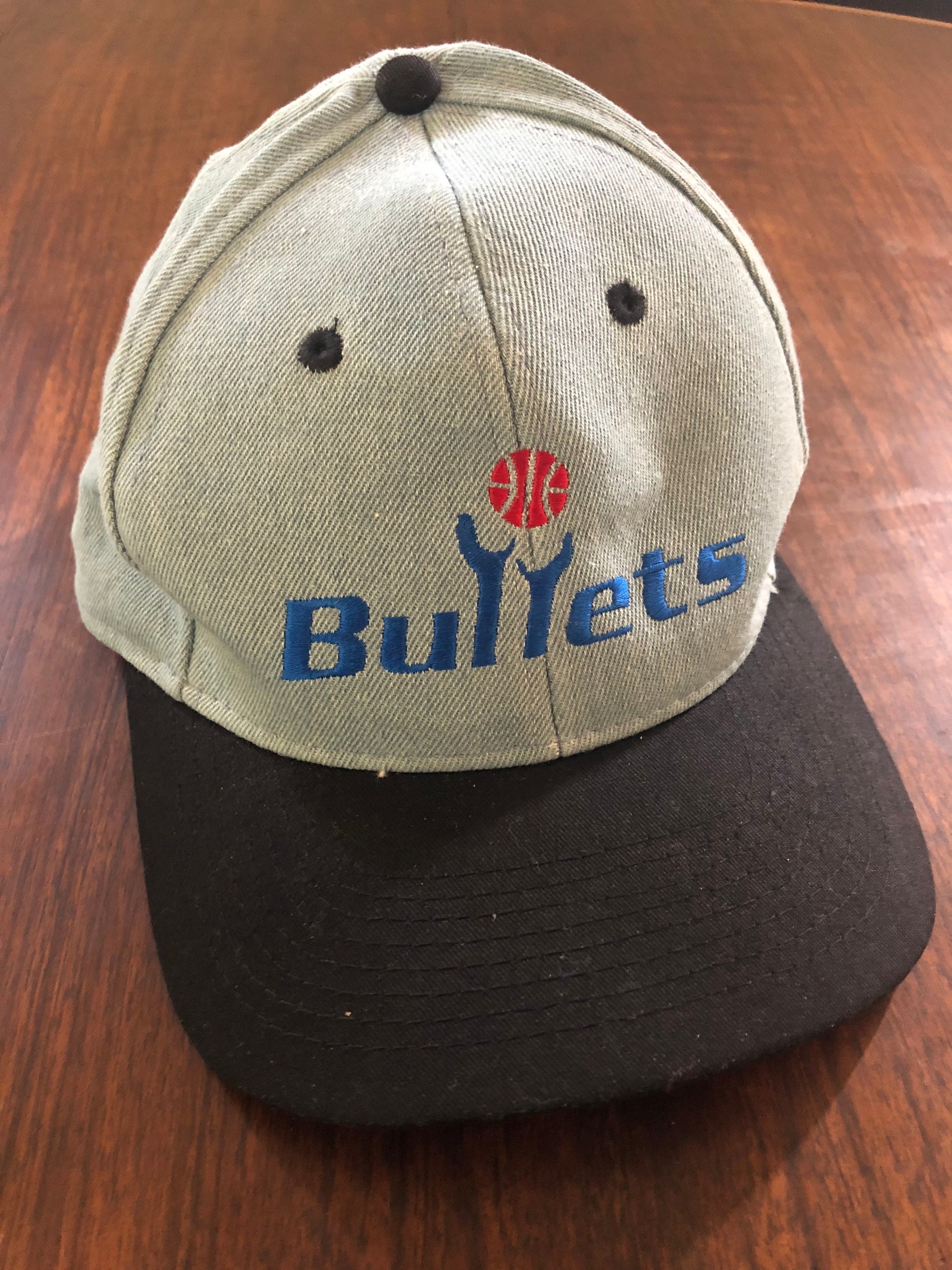 Vintage NBA Washington Bullets Snap-back Hat || 1990s Vintage