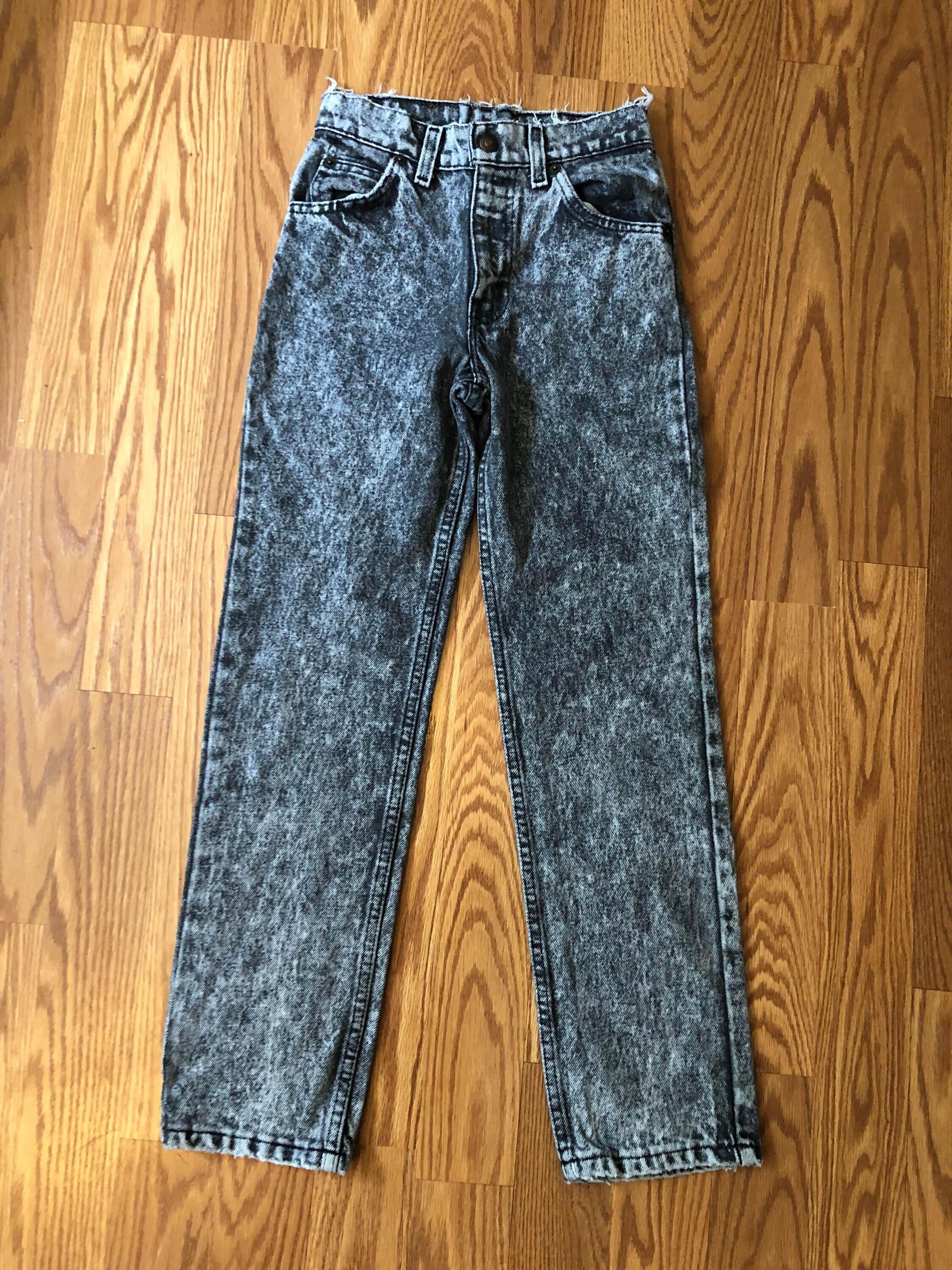 vintage little Levis リーバイス アシッド　デニム Kids Vintage Little Levis Orange Tab Denim Jean Acid Wash