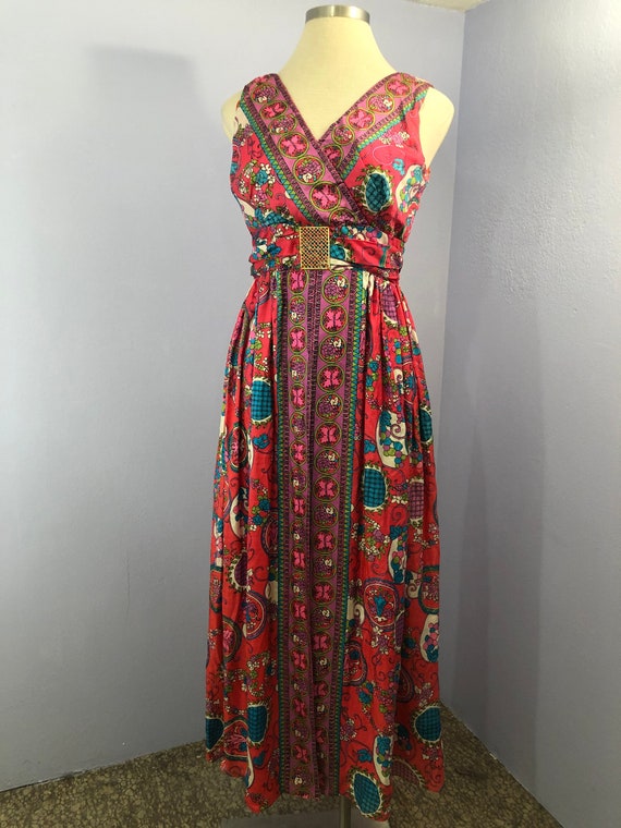 One-of-A-Kind Sexy Psychedelic Dress - Late 60s o… - image 2