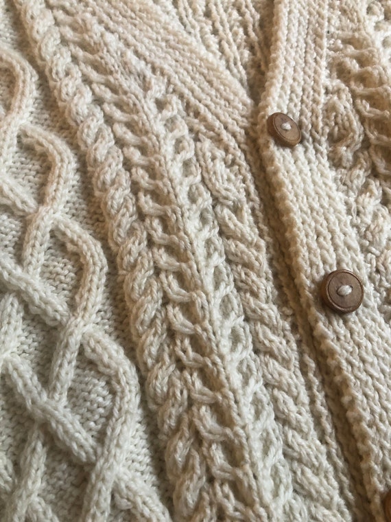 New Zealand Wool Knit Cardigan Large Gem