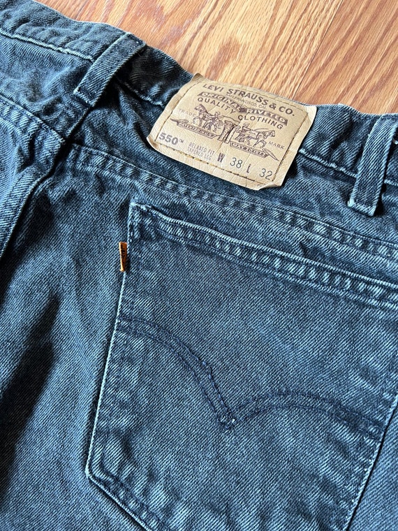 Orange Tab - Black Levi's || 38 x 32 || 1990s || V