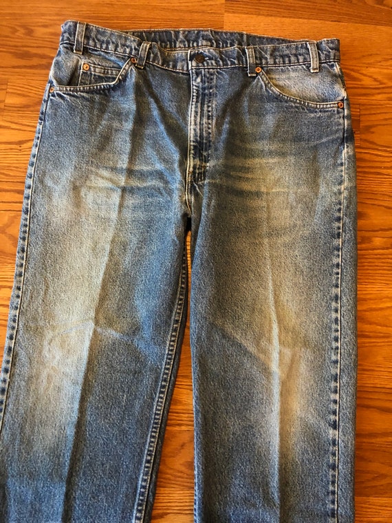 Honestly Worn 80s Levis 505 Orange Tab Jeans with… - image 7