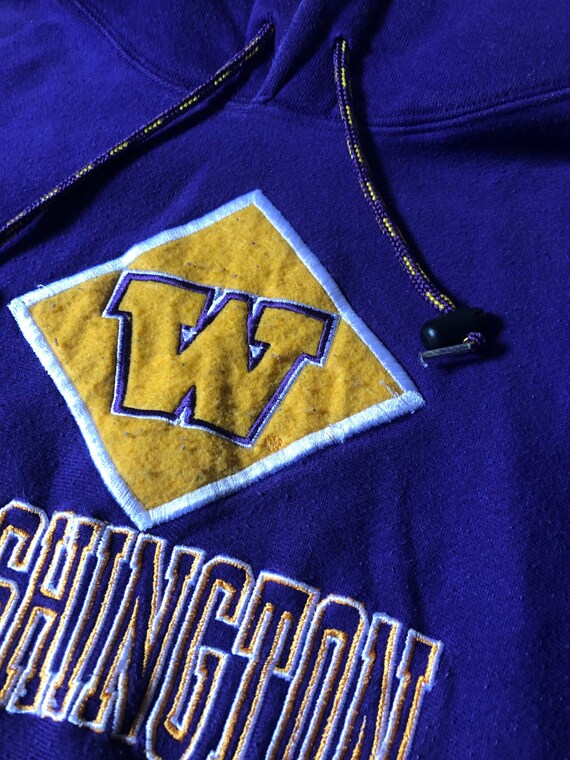 Don James-era UW Huskies Purple and Gold Hoodie |… - image 4