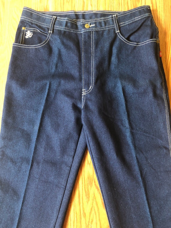 Riveted Dark Wash Braxton 80s Stretch Jeans || W3… - image 6