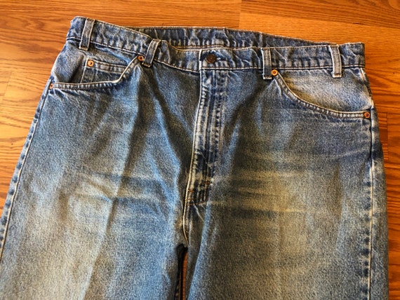Honestly Worn 80s Levis 505 Orange Tab Jeans with… - image 1