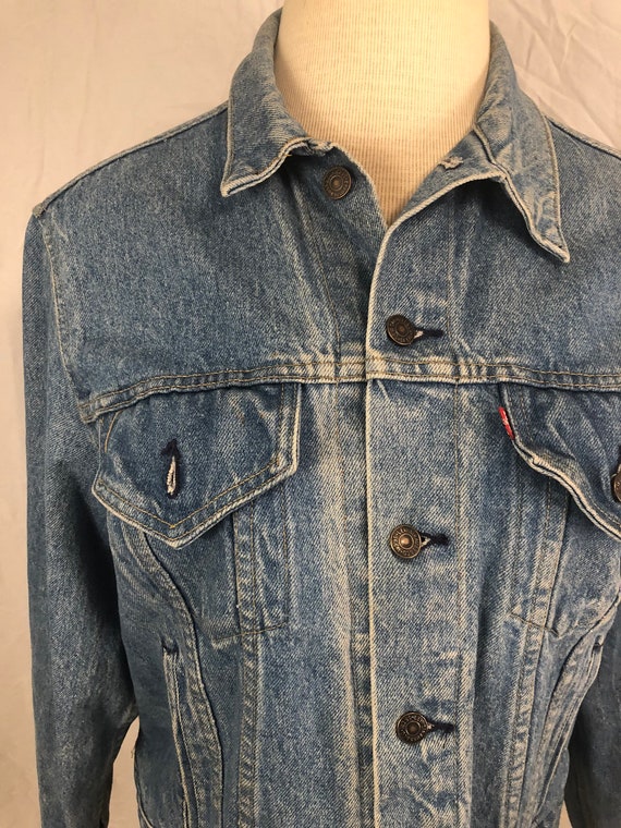 Grunge-era Levi's 506 Jean Jacket || 46R XL || 198