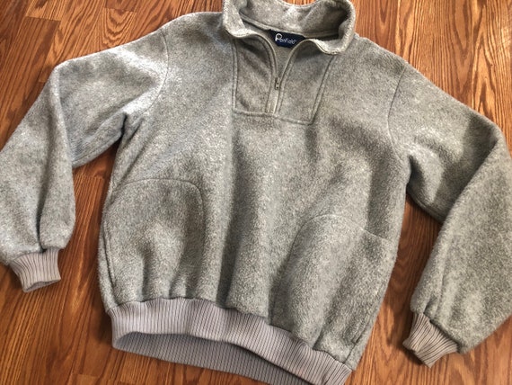 Early "PolarFleece" Quarter Zip Pullover with Poc… - image 1