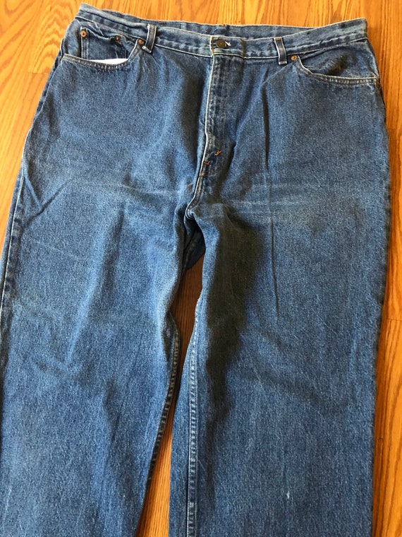 Nicely Worn-in Vintage Levis Classic Wash 505 Jea… - image 4