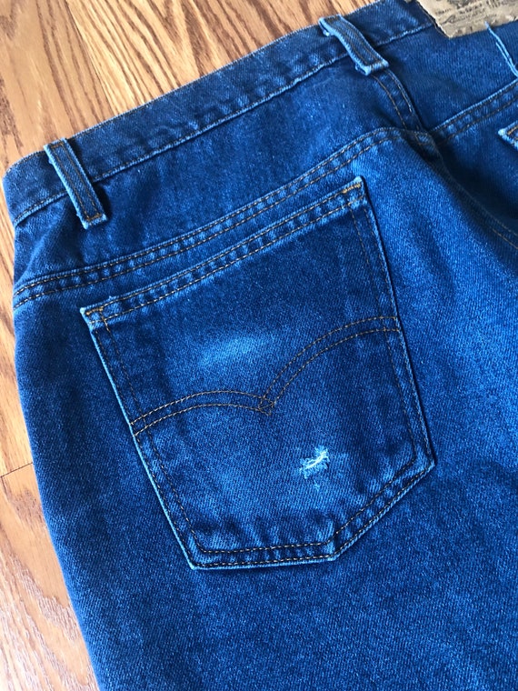 Vintage Orange Tab Levis 508 Jeans || 38x30 - 36x… - image 8