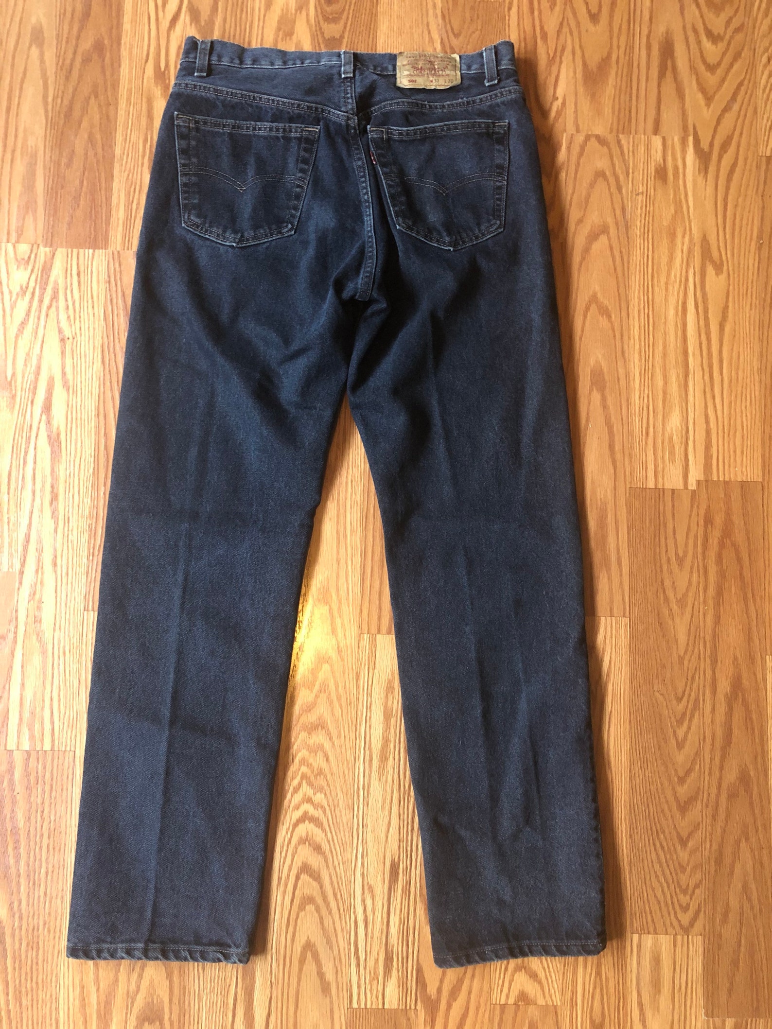 dark blue 501s