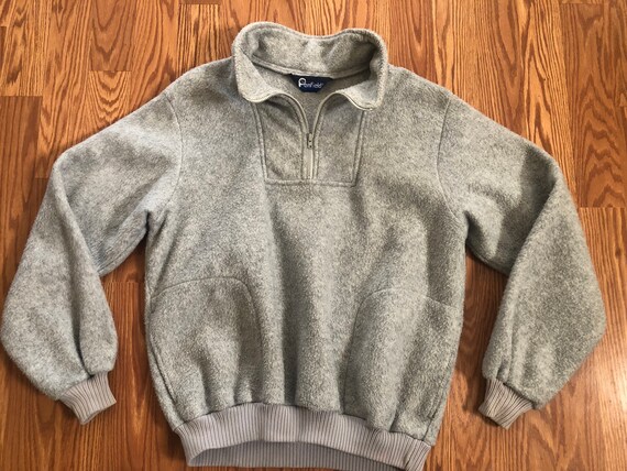 Early "PolarFleece" Quarter Zip Pullover with Poc… - image 3