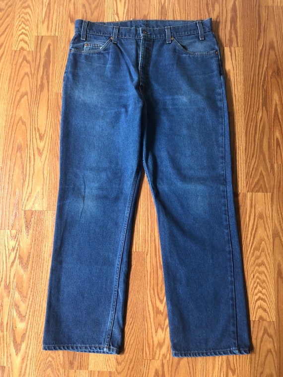 Vintage Orange Tab Levis 508 Jeans || 38x30 - 36x… - image 1