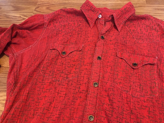 Vintage Single-Stitch Western Shirt ||  Medium  |… - image 7