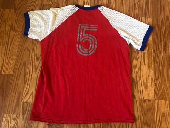 1970s Beerball Jersey with Mesh Sleeves || Large … - image 3