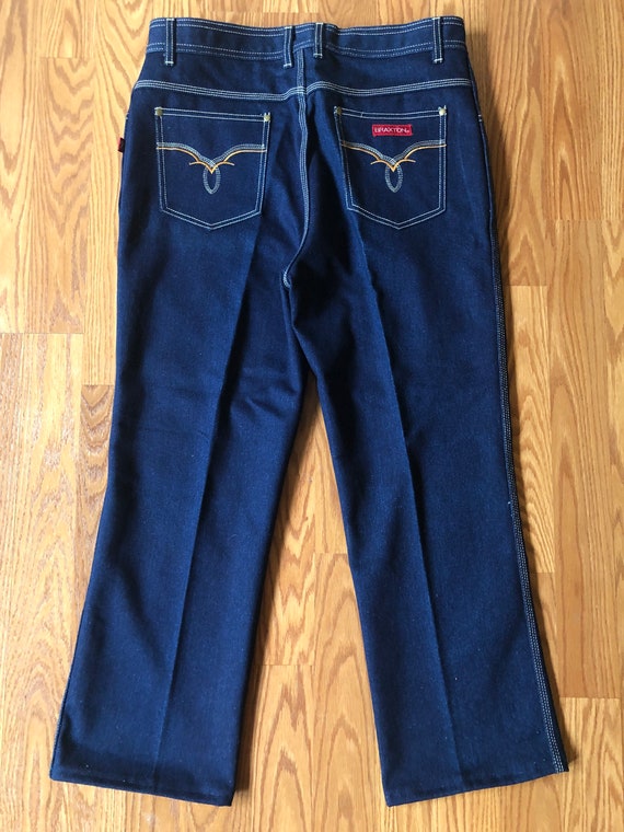 Riveted Dark Wash Braxton 80s Stretch Jeans || W3… - image 2