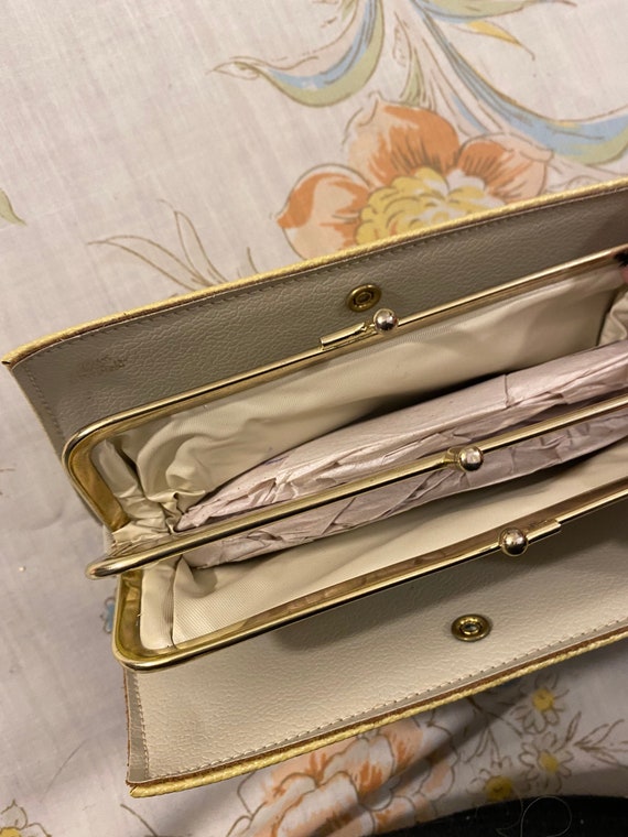 NWOT 1950s Leather Wallet || Butter Yellow || 1950