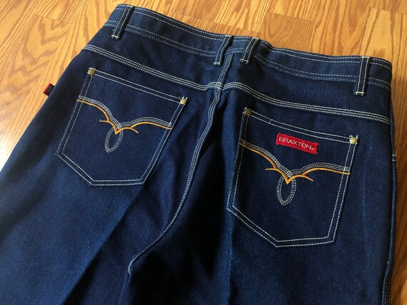 Riveted Dark Wash Braxton 80s Stretch Jeans || W3… - image 3