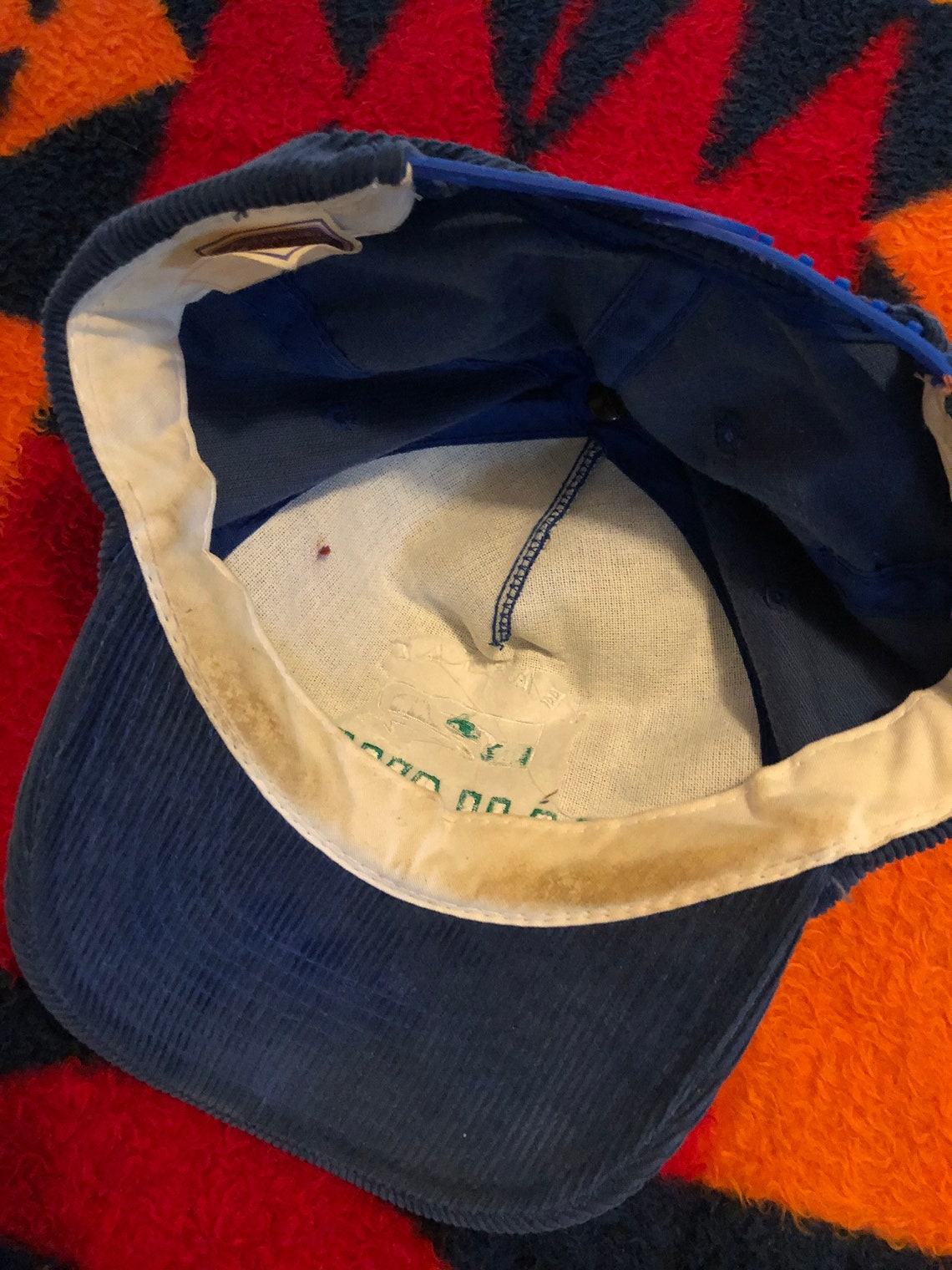 Vintage Blue Corduroy Seahawks Hat One-Size 1980s | Etsy