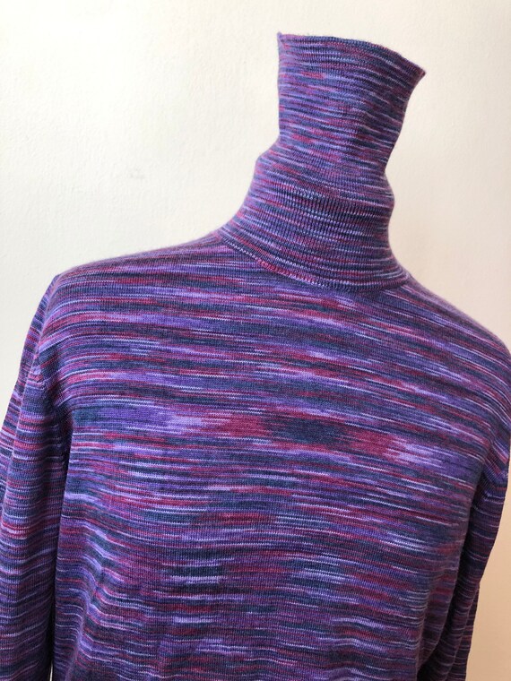 Soft Merino Wool Turtleneck || Medium || 1990s - image 6