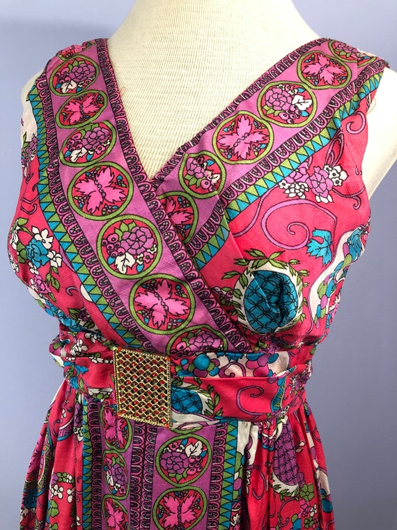 One-of-A-Kind Sexy Psychedelic Dress - Late 60s o… - image 1