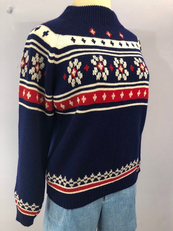 Vintage JC Penney Mid-Century Modern Winter Sweat… - image 7