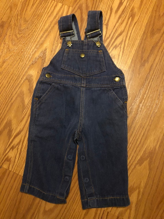 Vintage Hush Puppies Baby Overalls || 12 Mos || 1… - image 3