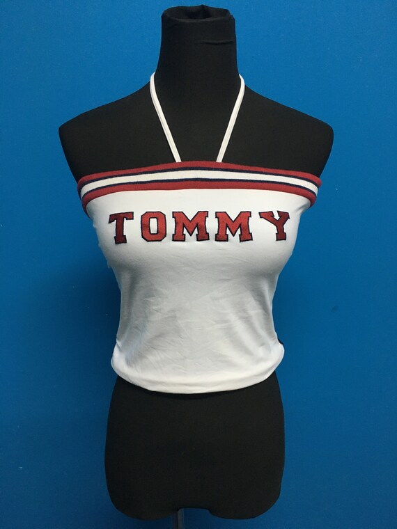 tommy hilfiger strapless top