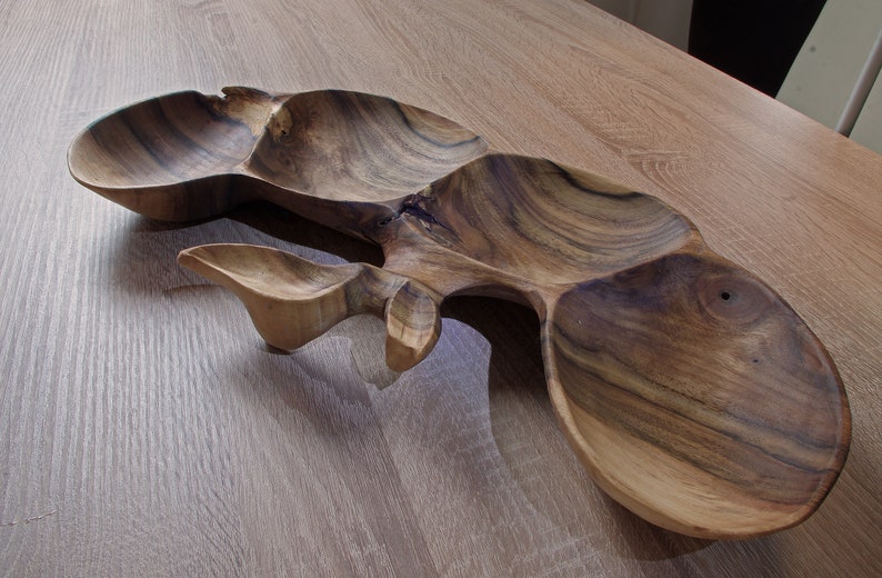 Wooden Fruit Nuts Tray/ Walnut Tray/decorative Platter Etsy