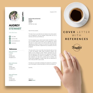 Modern Resume with Photo Cover / Perfect CV for Word and Pages / Best Professional Resume Template Etsy / One, Two, and Three Page Resume image 7