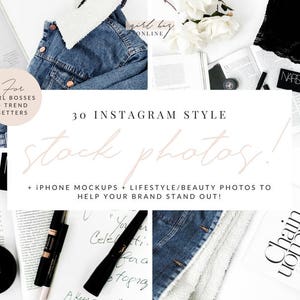 SALE 31 PHOTOS - Styled Lifestyle Stock Photo Bundle | iPhone Mockup (Digital Image / Styled Stock Images / Blog Stock / Blogging Image)