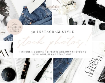 Foto di vendita 31 - Styled Lifestyle dipinga Bundle | iPhone Mockup (Digital Image / in stile Stock Images / Blog Stock / Immagine Blogging)