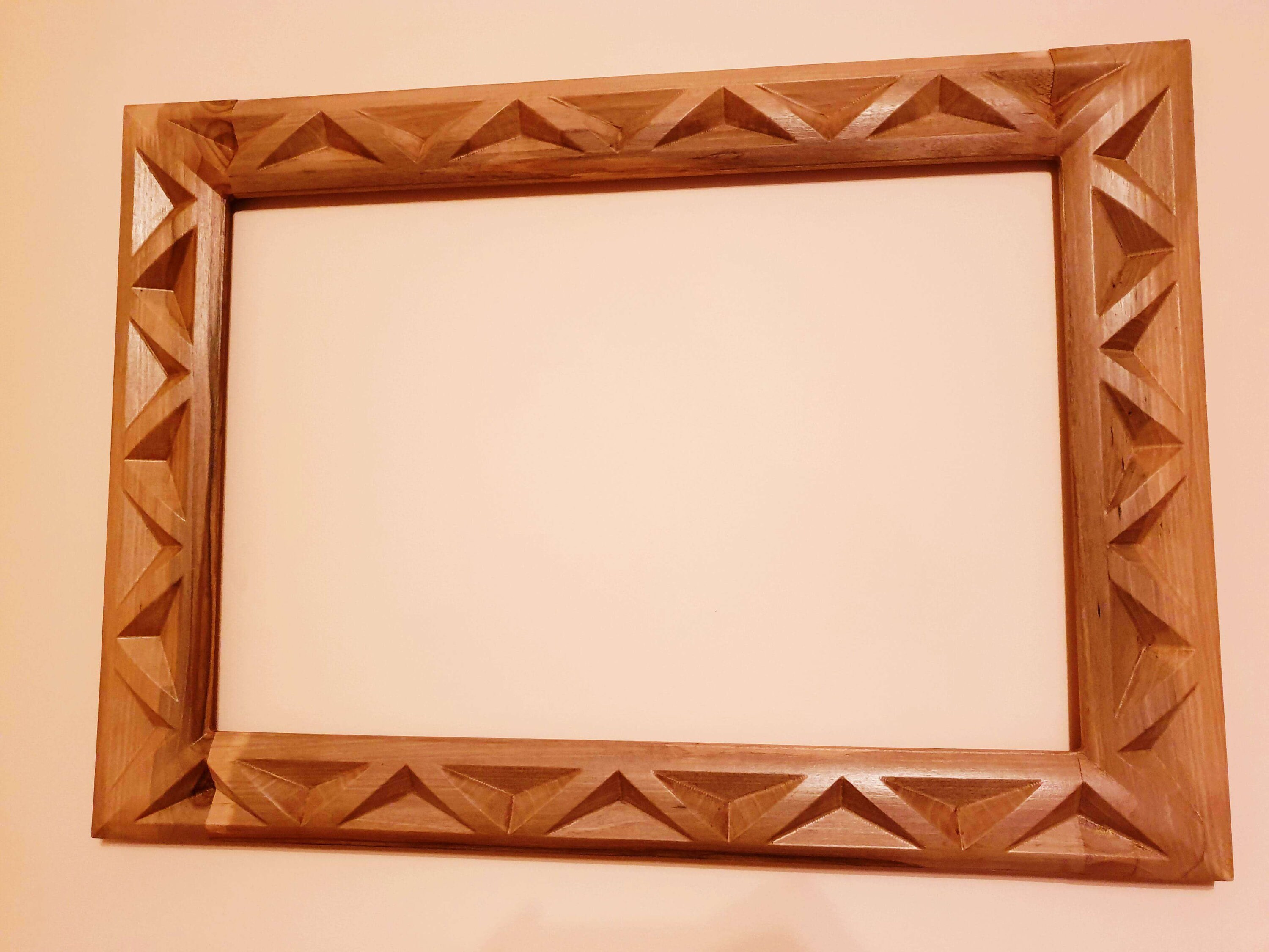 Wooden Picture Frame Wooden Photo Frame Carved Photo Frame Etsy