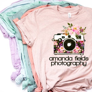 Photography Logo Shirt, Custom Photography Shirt, Photography Shirt, Photographer Gift, Photographer Shirt, Gift for Photographer -Item 7069