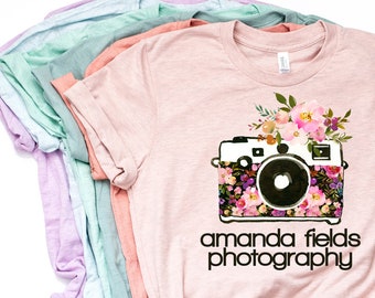 Photography Logo Shirt, Custom Photography Shirt, Photography Shirt, Photographer Gift, Photographer Shirt, Gift for Photographer -Item 7069