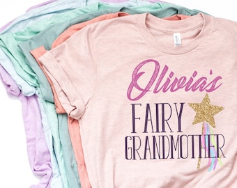 Fee Großmutter Shirt, Großmutter Geschenk, Fee Großmutter, Großmutter Shirt, Großmutter T-Shirt, Bella Canvas Unisex - Artikel 7198