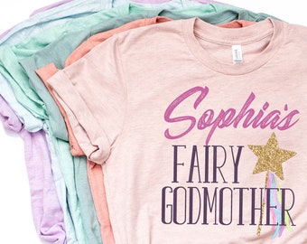 Regalo de Madrina, Camisa de Madrina, Hada Madrina, Regalo de Madrina Nueva, Regalo de Padrino, Camiseta de Madrina, Bella Canvas Unisex - Artículo 6189