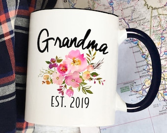 Grandma to Be Mug, First Time Grandma Mug, Grandma Coffee Mug, Pregnancy Announcement Gift Grandparents, Custom Grandmother Mug - Item 6026