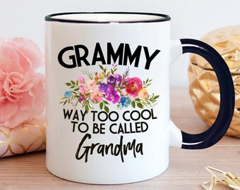 Grammy Way Too Cool, Grammy Mug, Grammy Gift, Gift for Grammy, Grammy Coffee Mug, Grandma Mug, Way Too Cool to Be Called Grandma - Item 6099