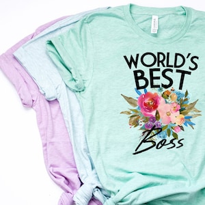 Boss&#39;s Day Gift, Gift for Boss, Boss Gift, Shirt for Boss, Boss Shirt, Boss T Shirt, Boss TShirt,  Funny Boss, World&#39;s Best Boss - Item 6080