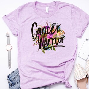 Cancer Warrior, Cancer Shirt, Cancer TShirt, Cancer Awareness, Cancer Survivor, Stronger Than Cancer, Cancer T Shirt, Cancer Tee - Item 202 image 3