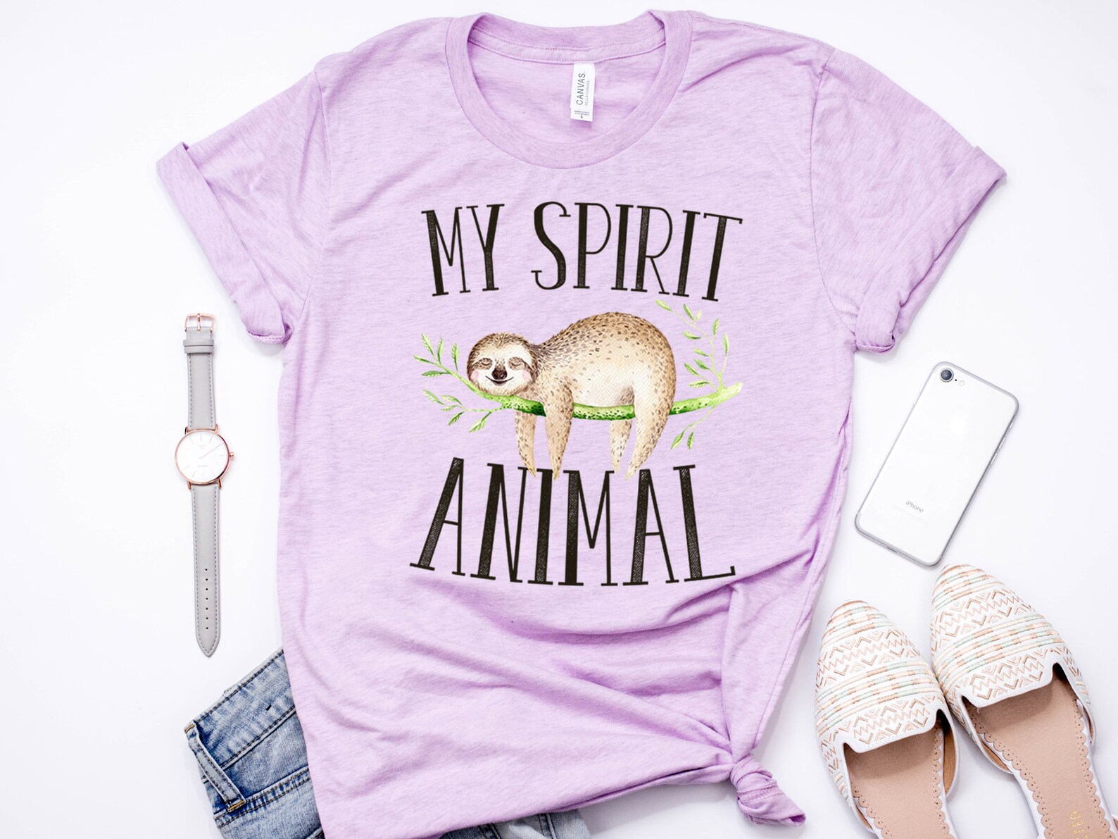 Sloth T Shirt Sloth Shirt Sloth Spirit Animal Sloth Spirit | Etsy