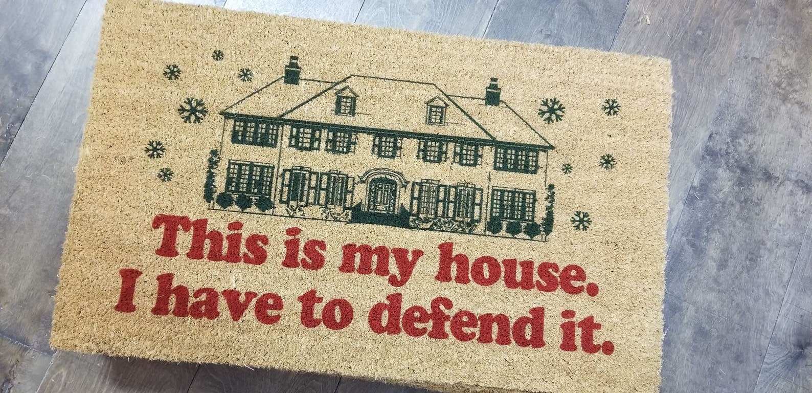 Christmas Doormat Home Alone Doormat Christmas Door Mat Etsy