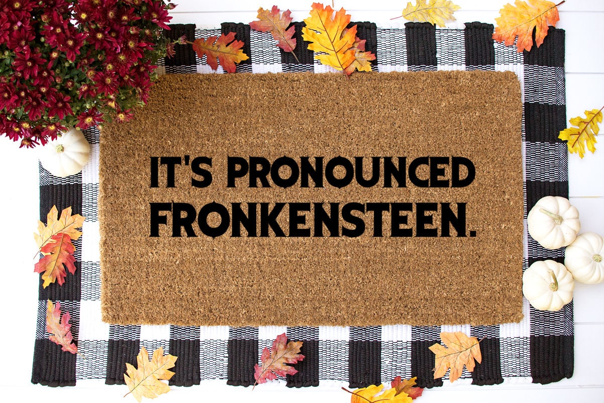 Young Frankenstein, Fronkensteen, Halloween Doormat, Frankenstein, We…