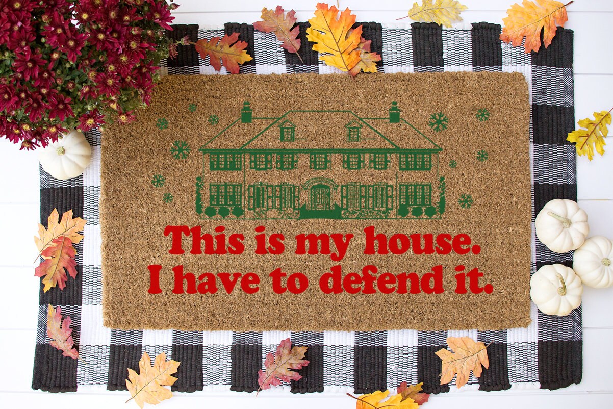 Christmas Doormat Home Alone Doormat Christmas Door Mat Etsy