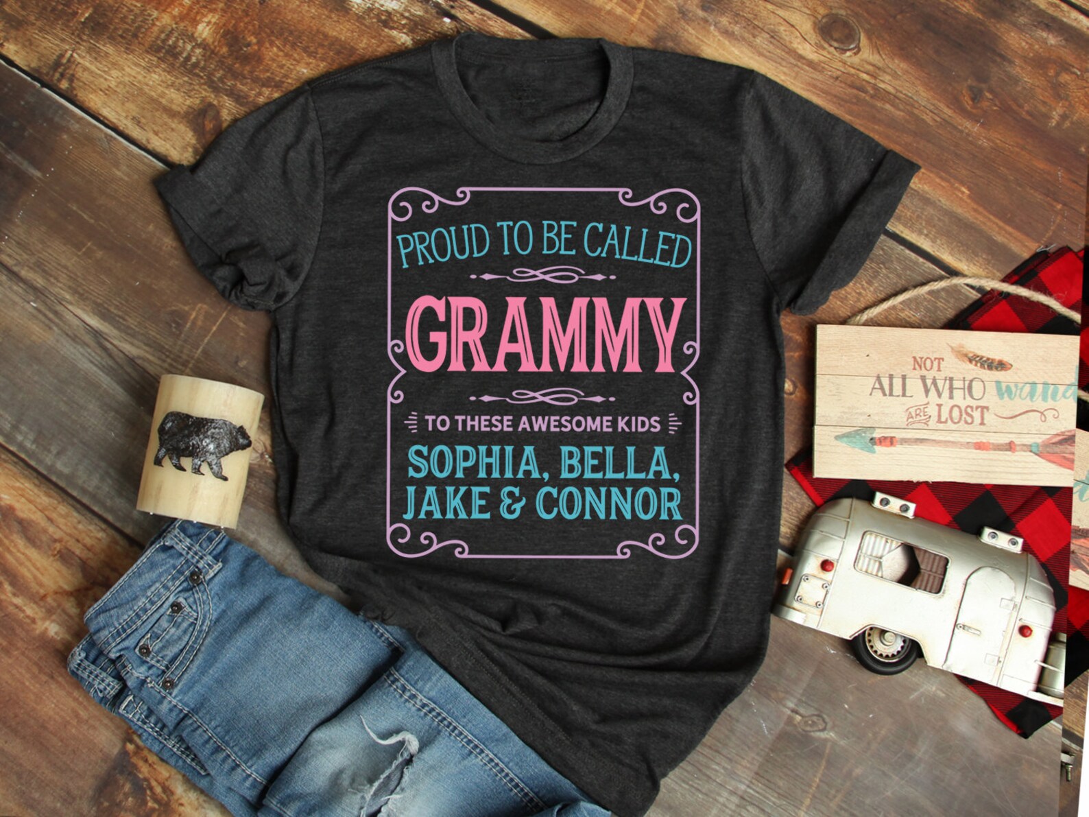 GRAMMYS Official Merch Stacked T-Shirt - 67th Annual Awards Unisex Tee - View #4