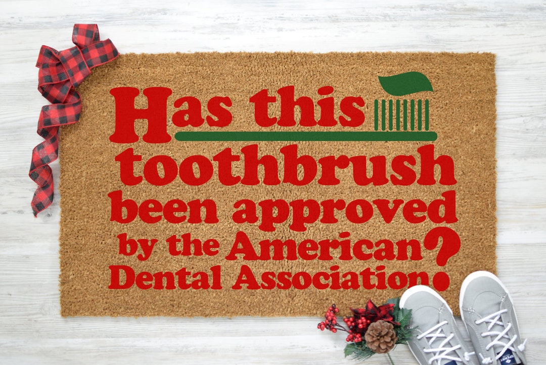 Home Alone Christmas Doormat Home Alone Doormat Toothbrush Etsy