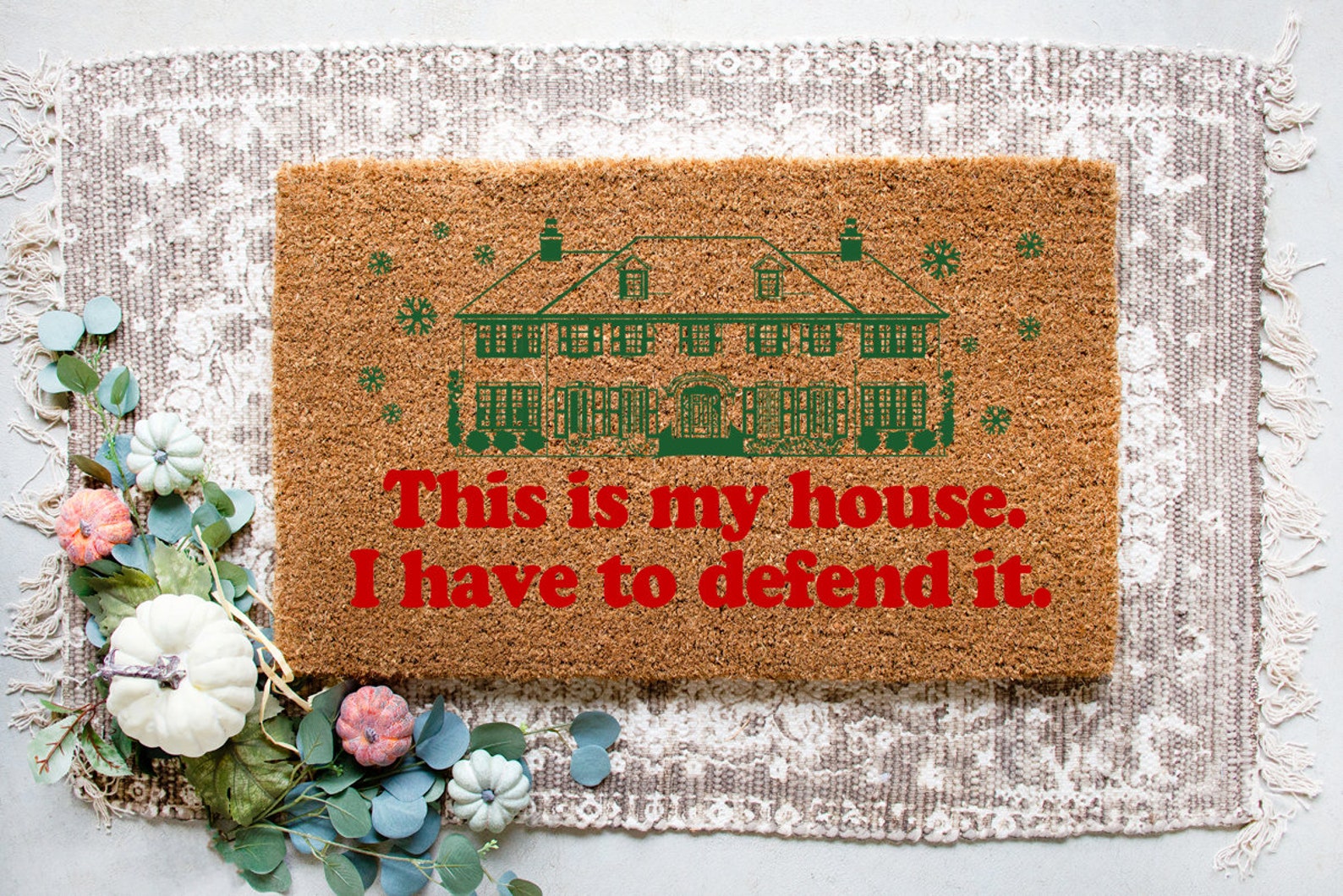 Christmas Doormat Home Alone Doormat Christmas Door Mat Etsy