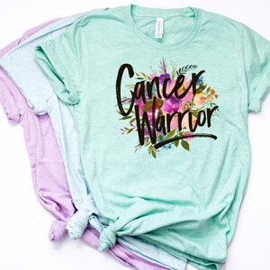 Cancer Warrior, Cancer Shirt, Cancer TShirt, Cancer Awareness, Cancer Survivor, Stronger Than Cancer, Cancer T Shirt, Cancer Tee - Item 202 image 2