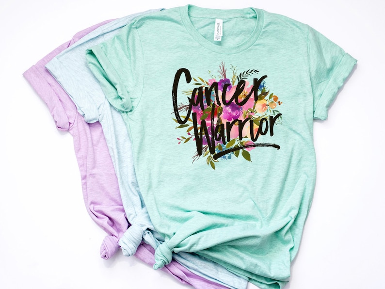 Cancer Warrior, Cancer Shirt, Cancer TShirt, Cancer Awareness, Cancer Survivor, Stronger Than Cancer, Cancer T Shirt, Cancer Tee - Item 202 image 2