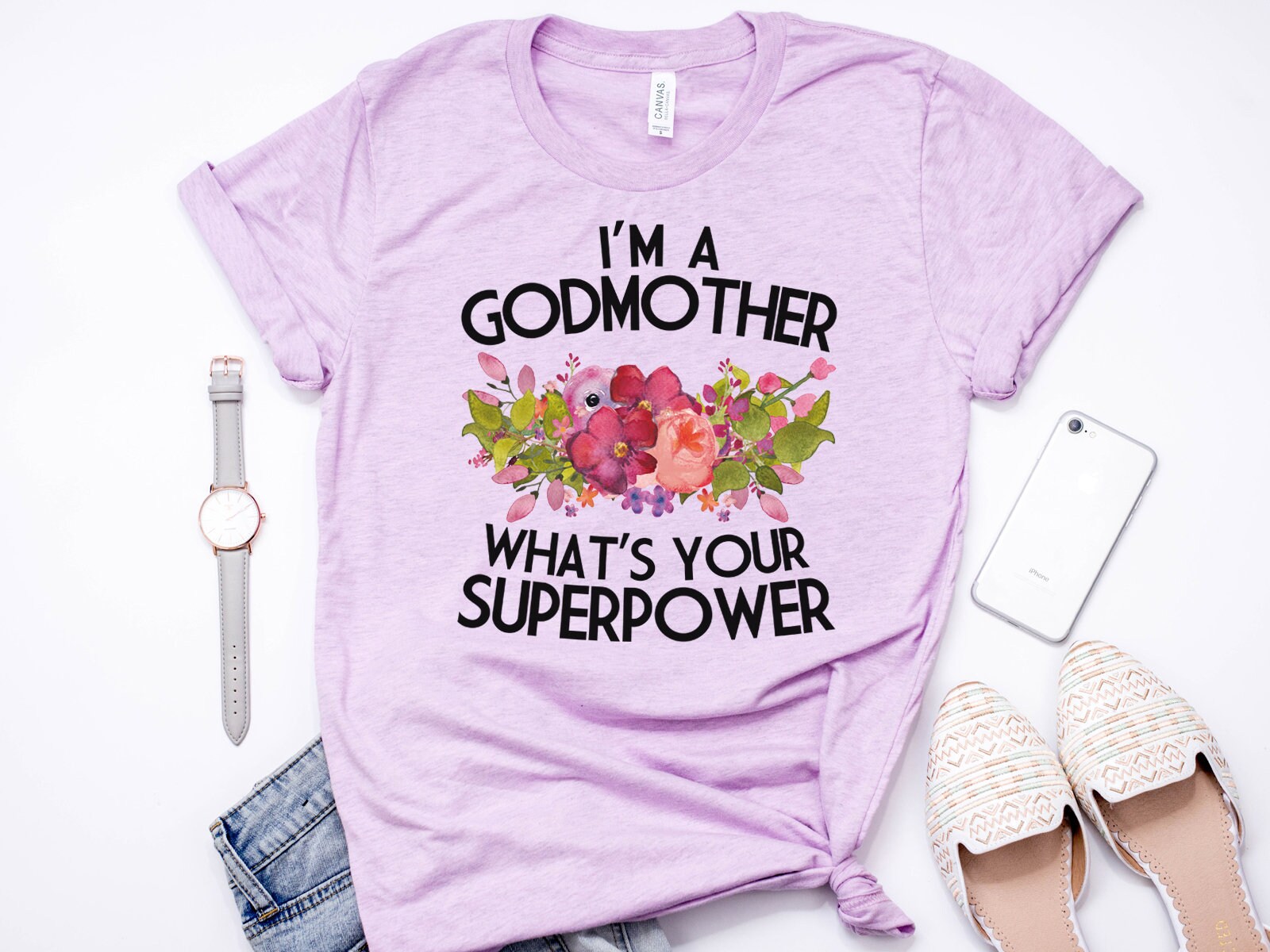 Godmother Shirt Godmother Gift Godmother T Shirt Godmother Etsy